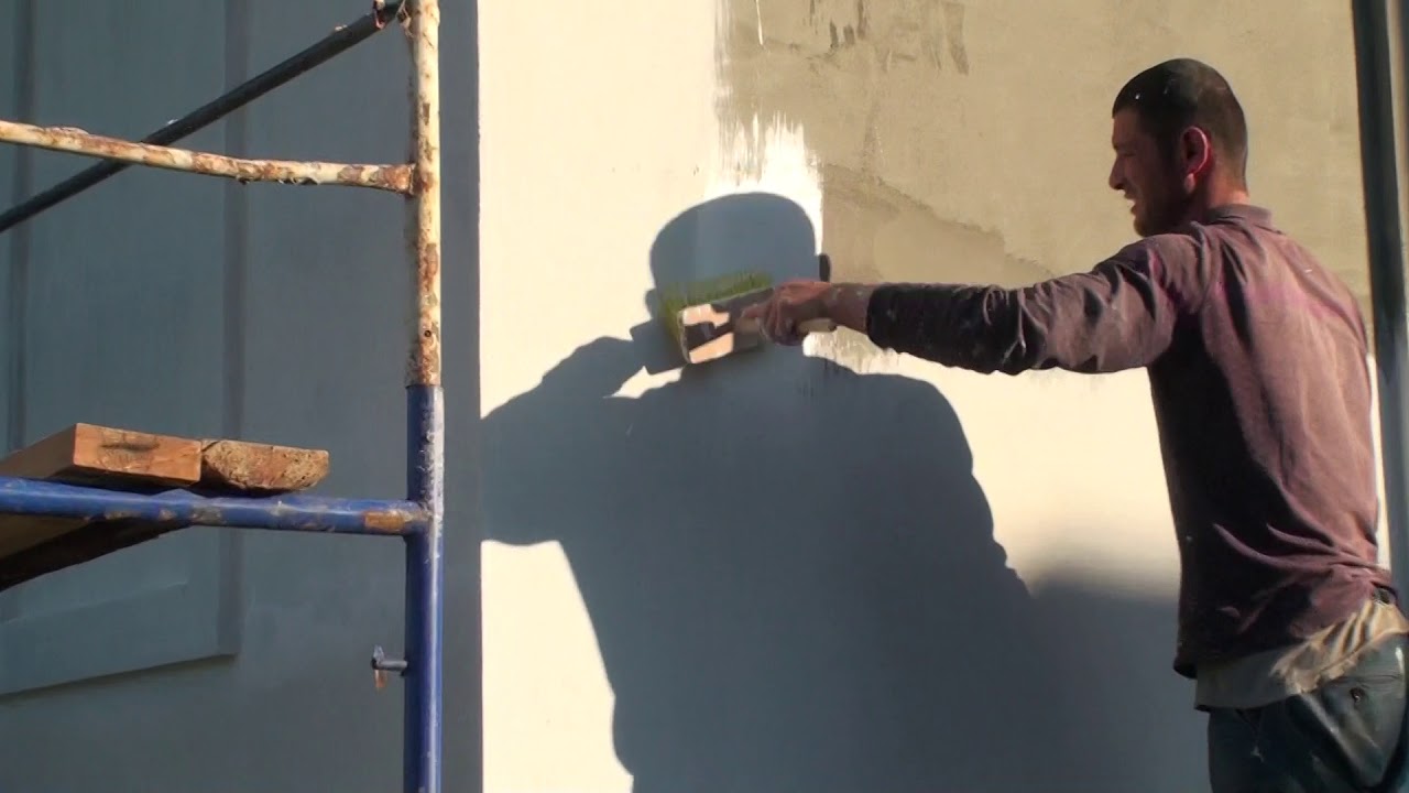Покраска фасада дома